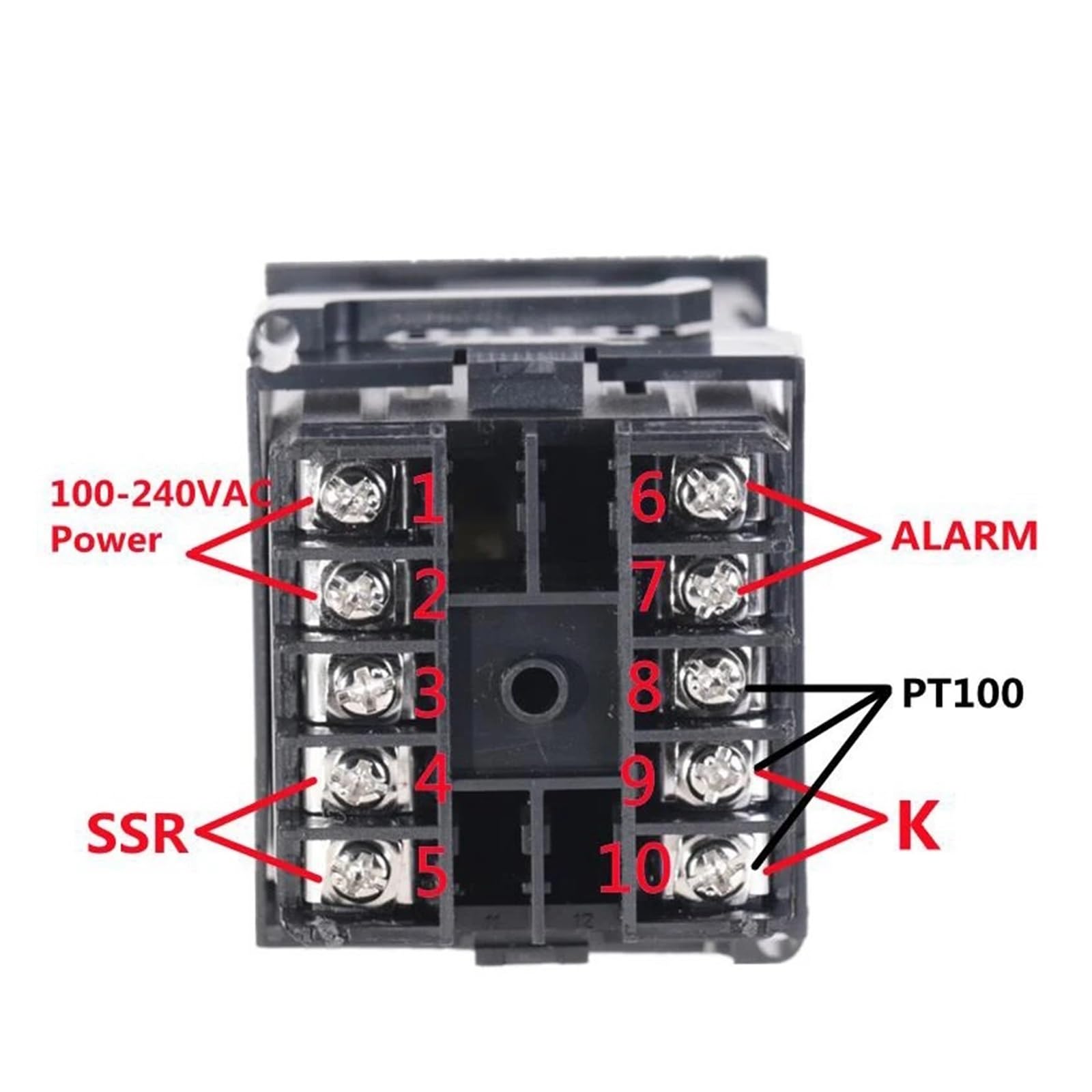 Rex-C100 Digital Rkc Pid Termostato controller di temperatura digitale Rex-C100/40a SSR relè/sonda termocoppia K, dissipatore di calore