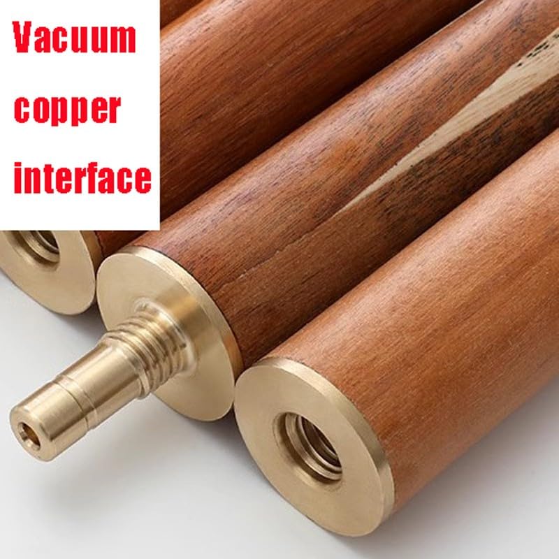 Bastone da Snooker Professionale da 57" con Custodia, Bastone da Biliardo Giunto a 3/4, Stecca da Biliardo Fatta a Mano in 2 Pezzi, Punta da 9,8mm (Colore: A)