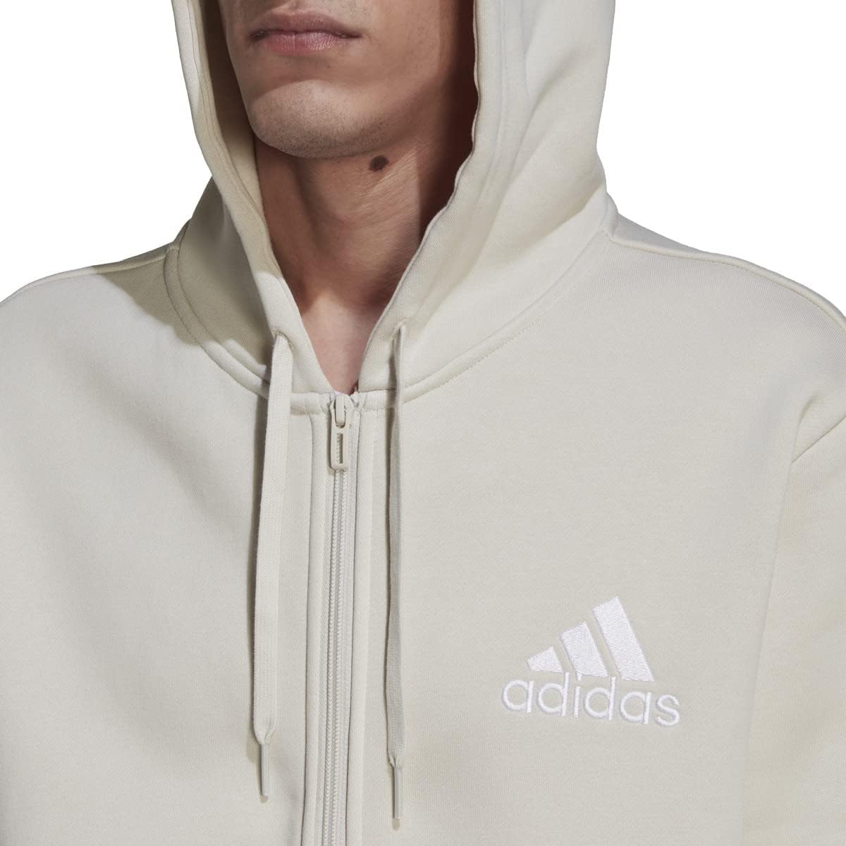 adidas mens Essentials Colorblock Full Zip Hoodie - Image 5