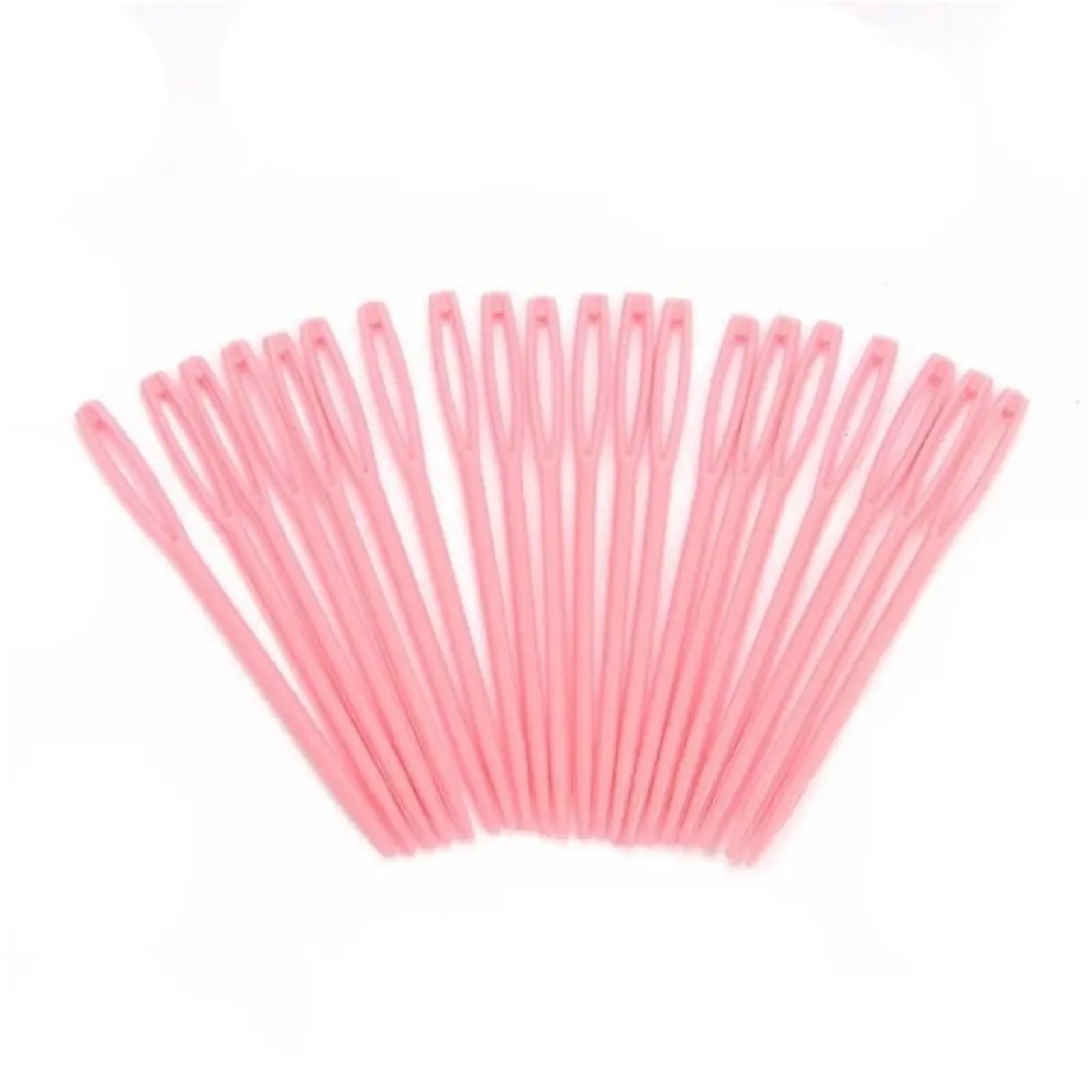 Large Eye Sewing Needles 200 pcs Plastic Sewing Needles Stitching Handmade Weaving Tools Accessories(Pink-7cm)
