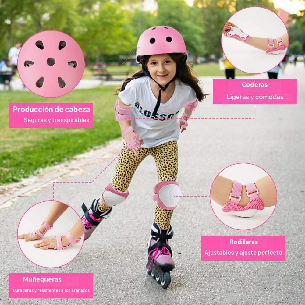 Flintronic Casco Bicicleta Niños Ajustable 2-13 Años Casco Scooter Deportes Aire Libre