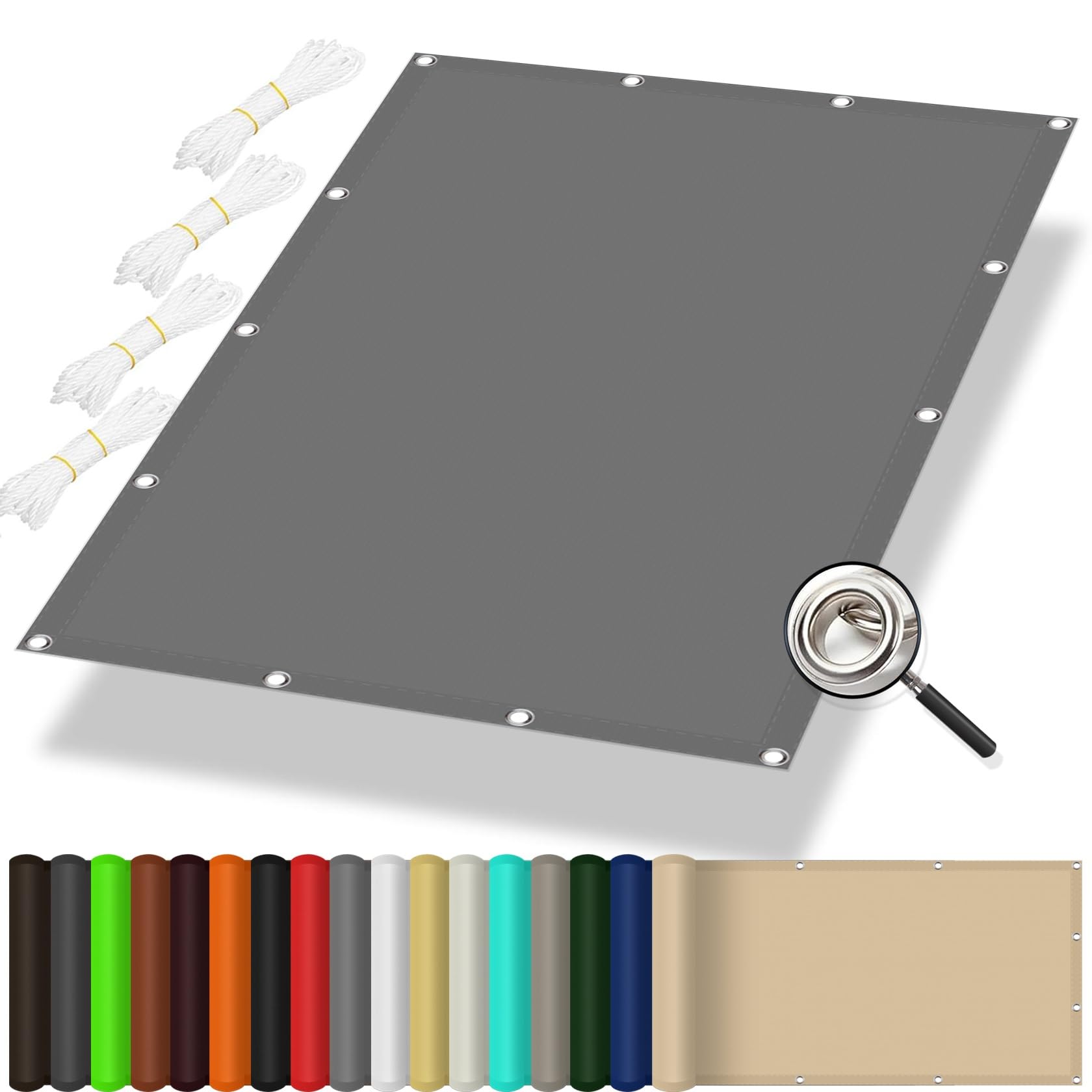 Filet anti chaleur bache ombrage 350x800 cm exterieur terrasse