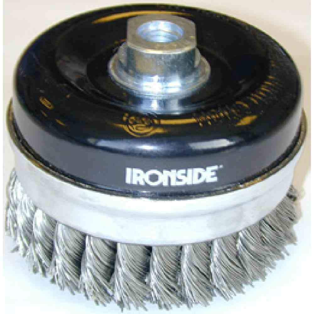 SNAGAROG 5 Brosses Métalliques 115mm Pour Meuleuse D'Angle - Fil Torsadé Pour Dérouillage Et Polissage