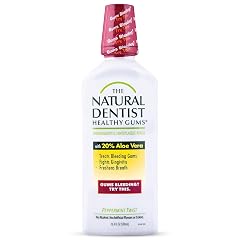 The Natural Dentist Peppermint Twist Mouthwash No Alcohol No Fluoride Plant-Based Daily Rinse that Refreshes Comforts the Mouth