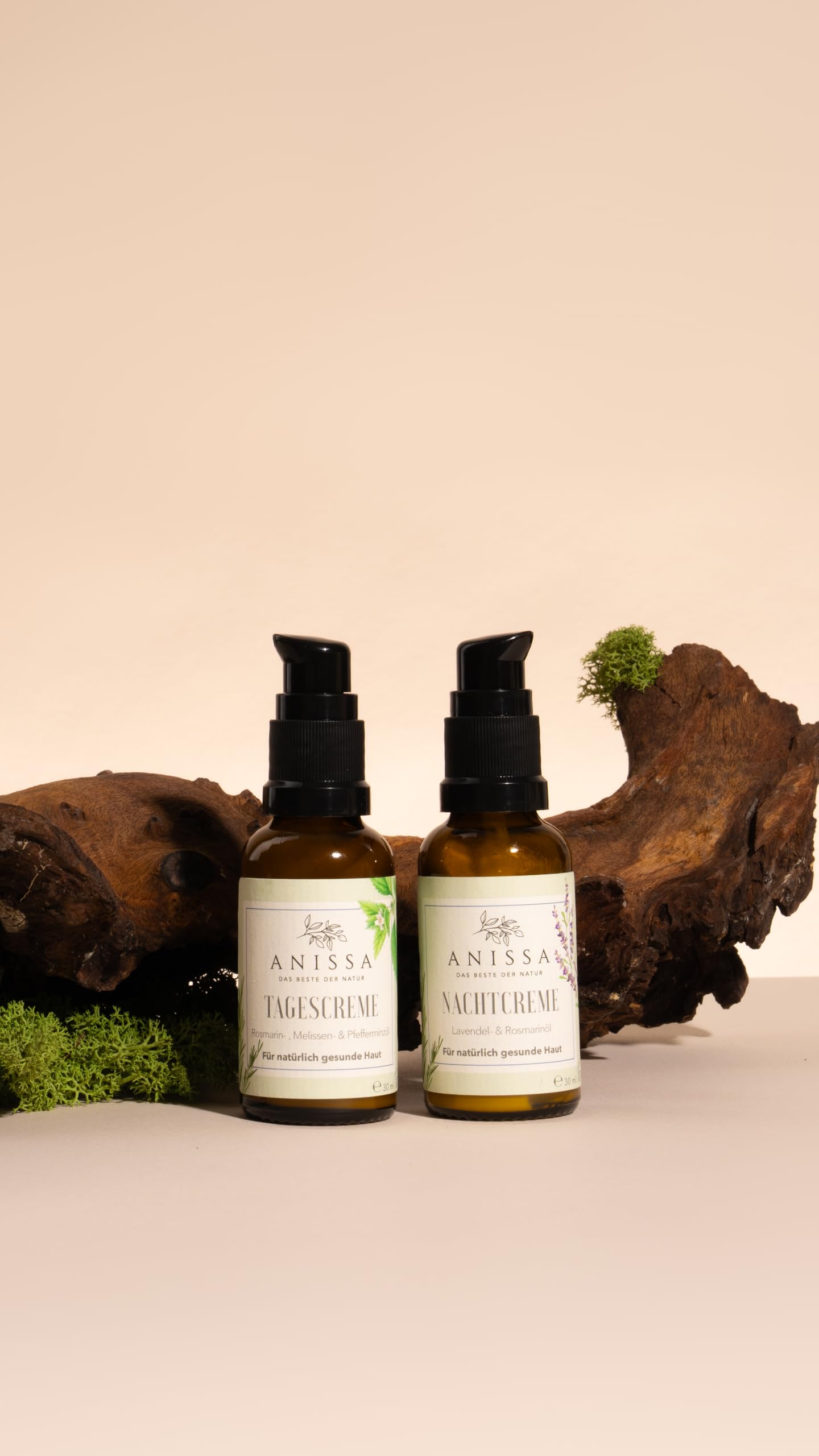 ANISSA Crema da notte viso a partire da 40, 50, 60, vegana e senza profumo, crema per la cura notturna, con effetto Q10, anti-invecchiamento, con ingredienti naturali, Made in Germany, per la pelle