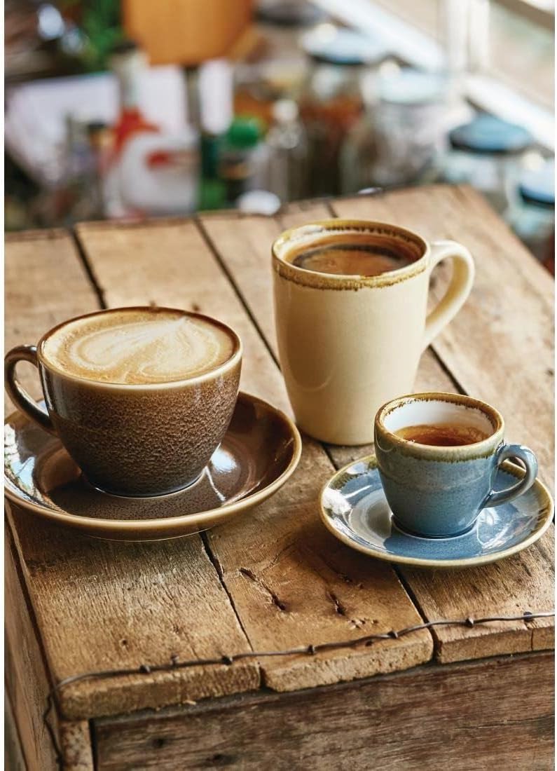 Olympia Kiln Cappuccino Cup - Moss - Porcelain - 340 ml 12 Oz - 6 pc 9 61ogMP38beL. AC SL1100