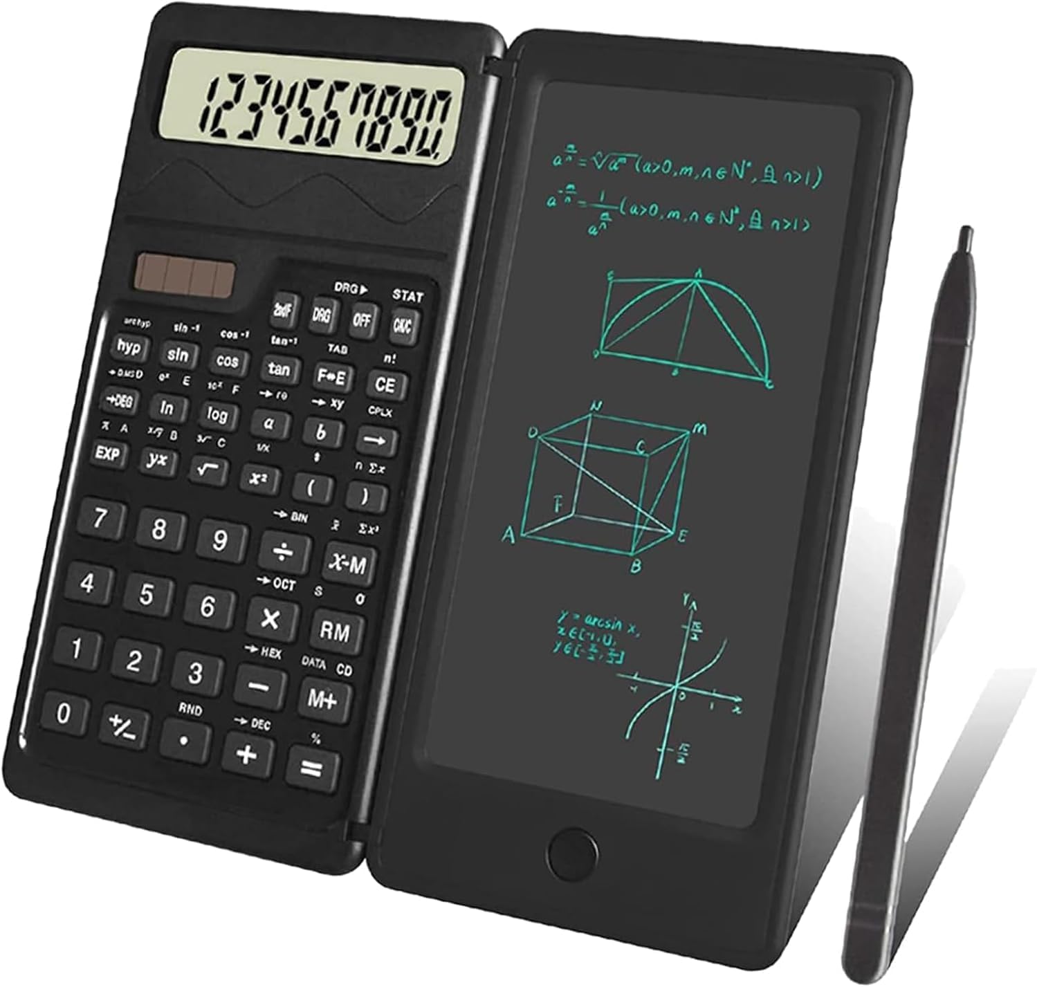 Calculadora científica solar con tableta de escritura por 18,99€