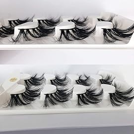 Mikiwi Lashes, 25mm Faux Mink Lashes, 6D Faux Mink Lashes, Faux Mink Eyelashes, Dramatic Lashes, 25mm Faux 3D Mink Eyelashes (6D4-06)