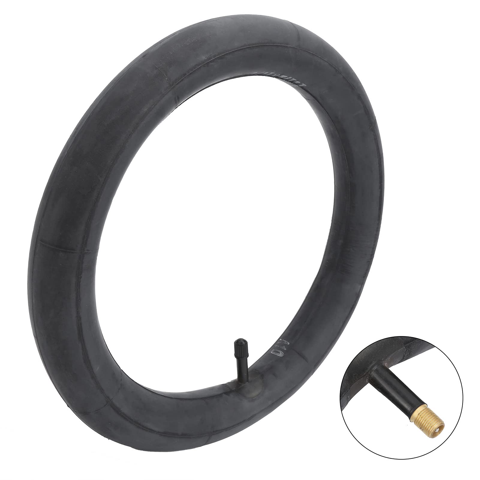 Camere d'Aria per Bici, Guarnizione Valvola Camera d'Aria da 12 Pollici Valvola Schrader per Bicicletta Camere d'Aria in Gomma Butilica Accessori Compatibili per Bici Pieghevole