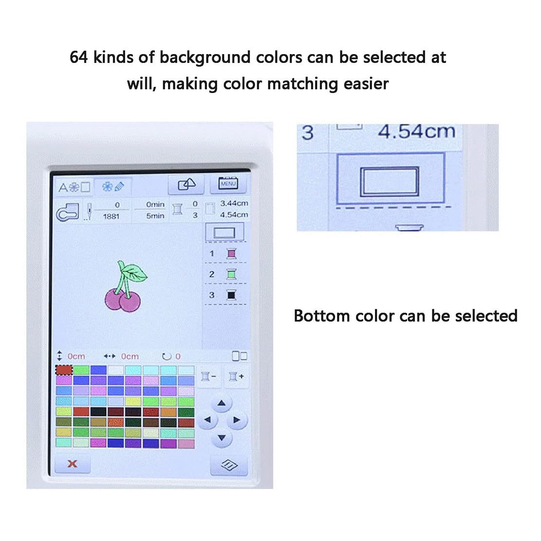 Macchina per Cucire E Ricamare Computerizzata, 158 Disegni Incorporati + 30 Bordi con Motivi, 210 Lettere Integrate, Area di Ricamo 4" X 9.2", Display LCD Touchscreen 7"