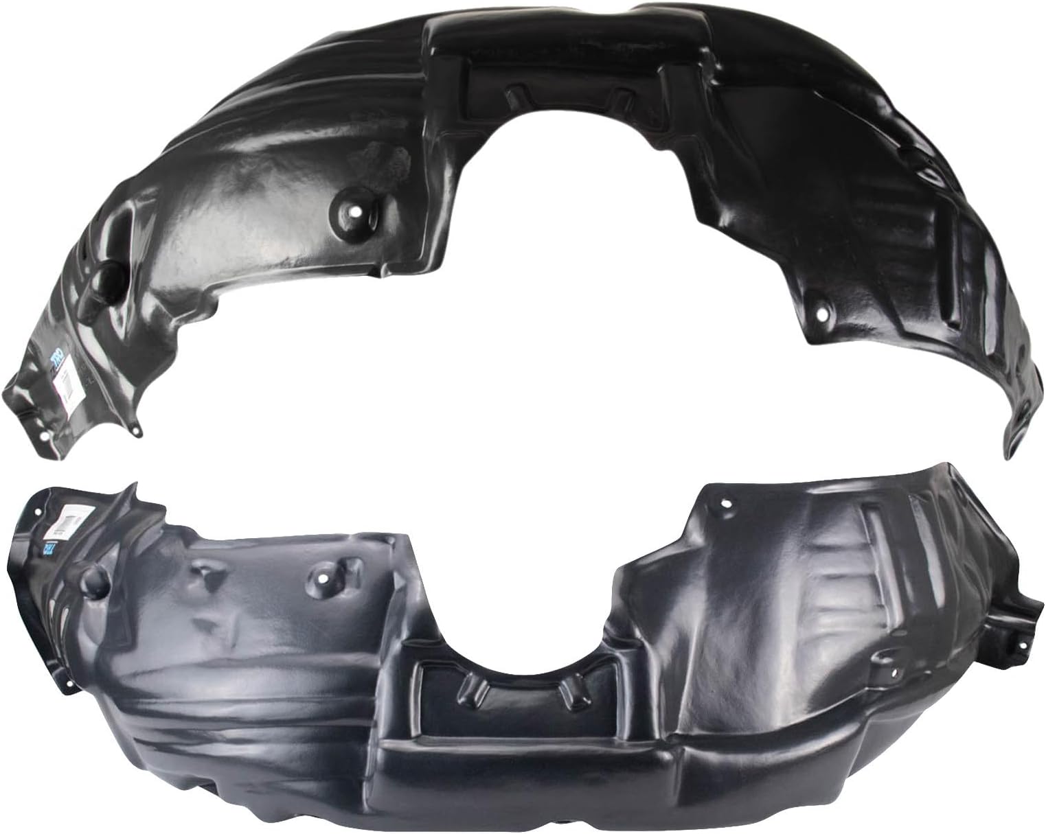 Front Inner Fender Liner Set Compatible with 2012-2015 Toyota Venza TO1248189 TO1249189