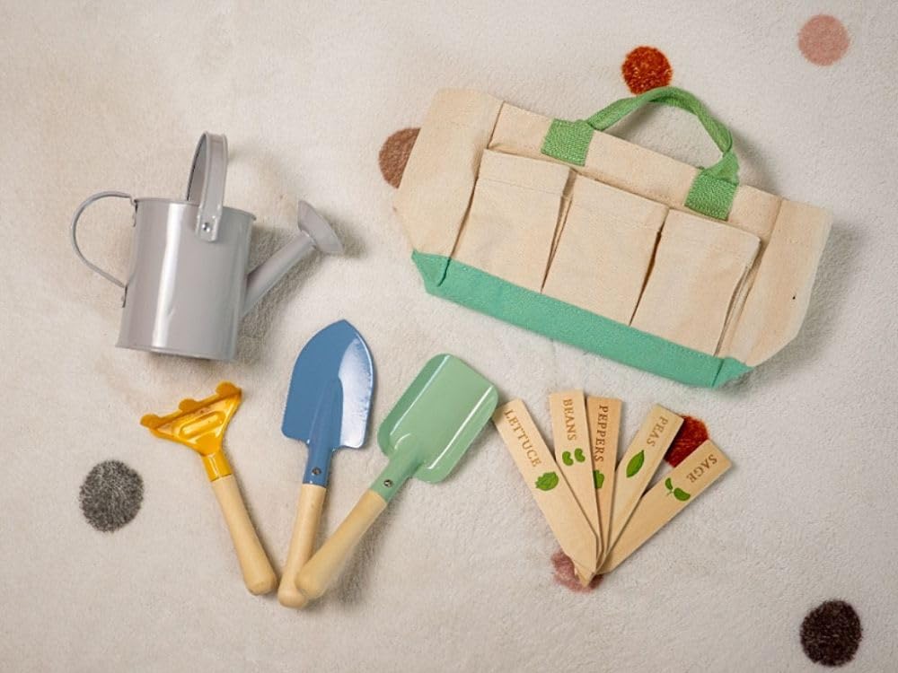Herramientas de jardinería para niños con Bolsa