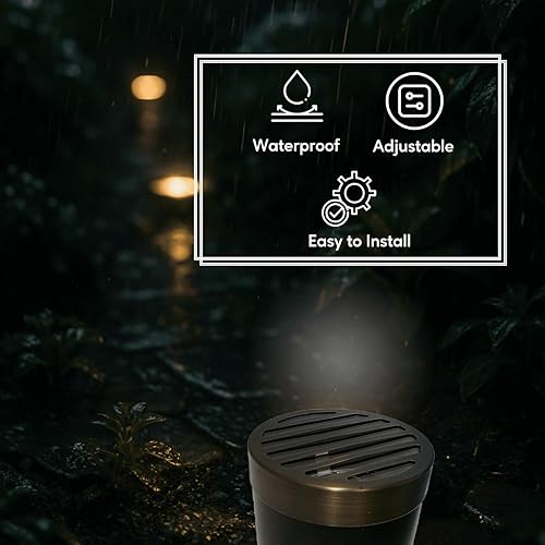 Miniatura 3 de Ironsmith Lighting Products PAR36 | Kit de cubierta decorativa de latón macizo para pozo en el suelo | (1) vidrio transparente | (1) vidrio