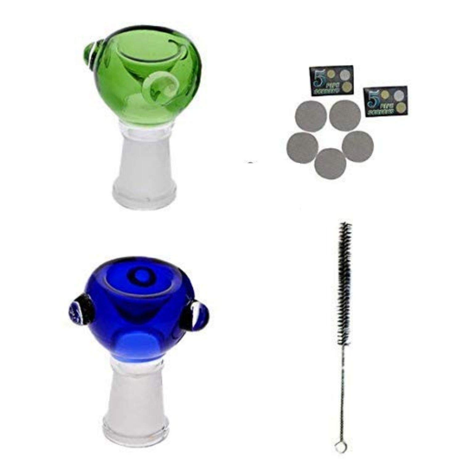 Buy OutonTrip 14.4mm Assorted Colour Female Glass Bong Accessory Set