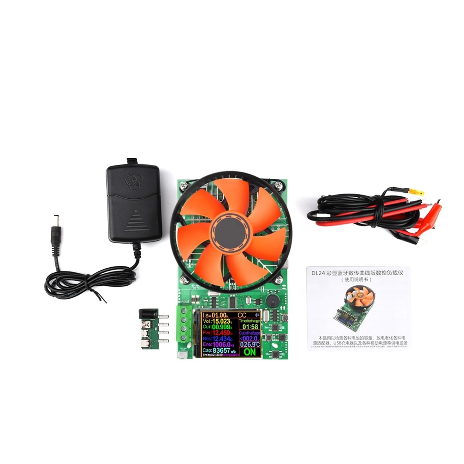 150W/180W DC USB Tester 2-200V Spannungs- Und Strommesser CNC-einstellbarer Konstantstrom-Last-Alterungsdetektor Für Ladetests(DL24 150W)
