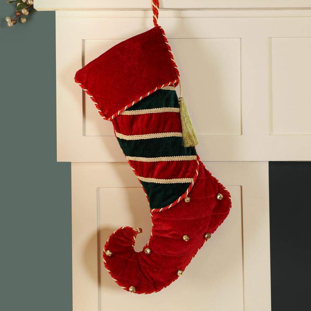 Elf boot christmas stocking Clearance