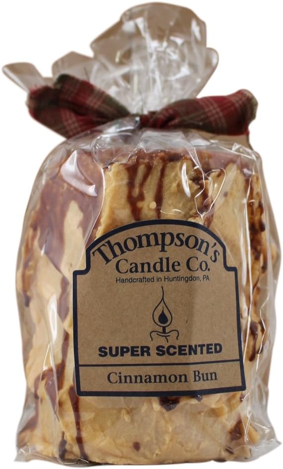 Thompson's Candle Co Cinnamon Bun Pillar Candles