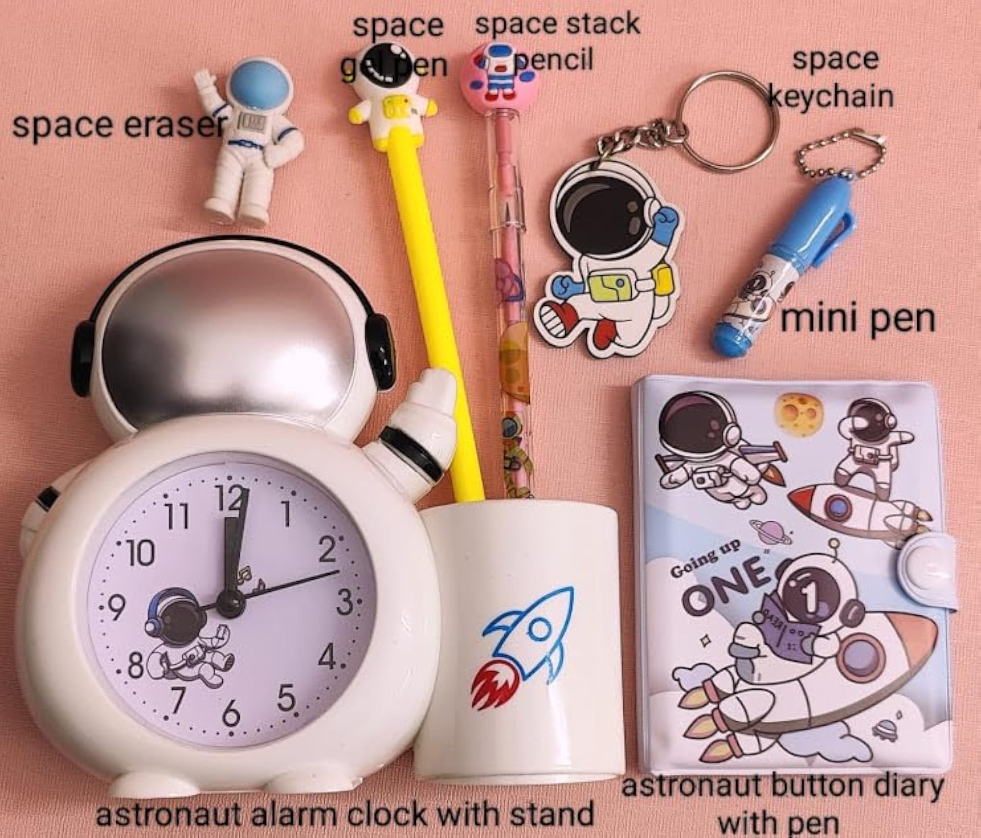 Resin Space Clock for Boys