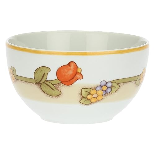Immagine del prodotto THUN - Ciotola con Tulipano e Fiori - Formato Piccolo - Cucina, per La Tavola - Idea Regalo - Linea Country - Porcellana - Ø 14,5 cm