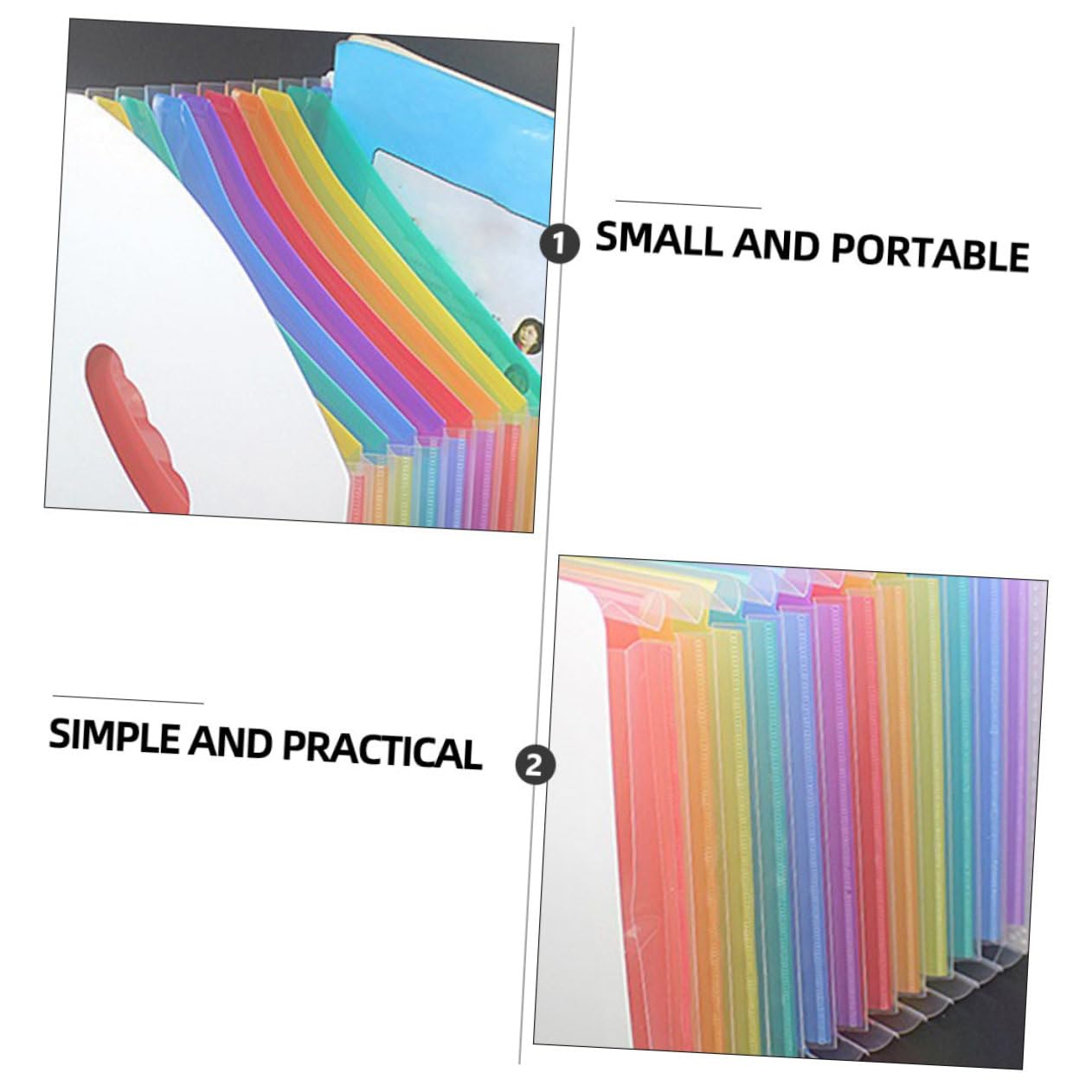 DOITOOL 3 Pièces Organisateur de Documents Multicouche Fichier Vertical pour Étudiants et Bureau Extensibles pour de Documents et Test Papers