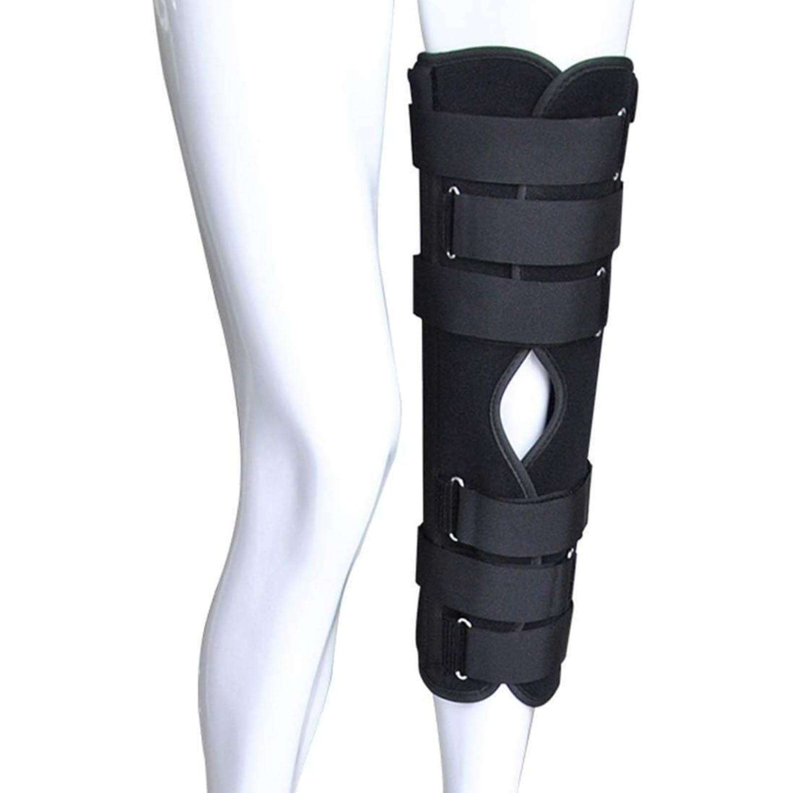 Amazon.co.jp: ひざ固定ギブス ヒンジ付き膝装具 ニーブレースサポート