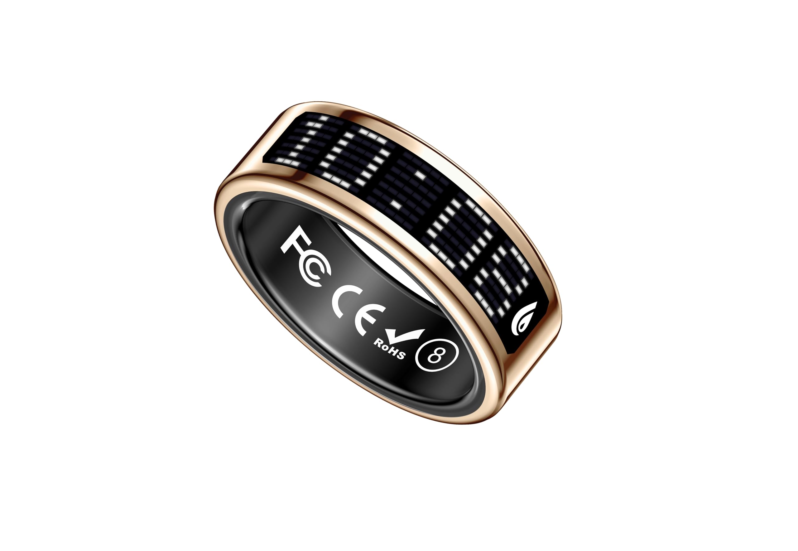 Smart Ring Pro | India’s First Call Alert Ring with Prayer Mode, Heart Rate Monitor & Auto Workout Tracking (Rose Gold, 8-18.2 mm)-image-45