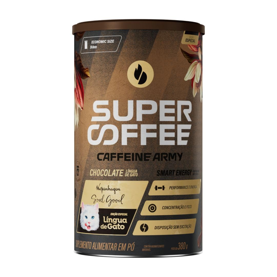 SUPER COFFEE CHOCOLATE LINGUA DE GATO 380G