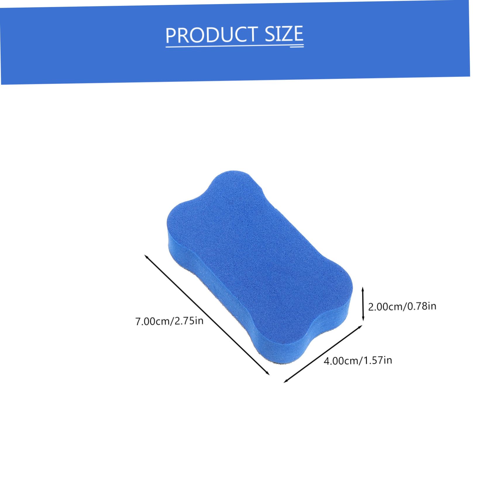 TOGEVAL Dry Erasers for Whiteboard 24pcs Eva Felt Bone-Shaped Erasers Safe for Boys and Girls