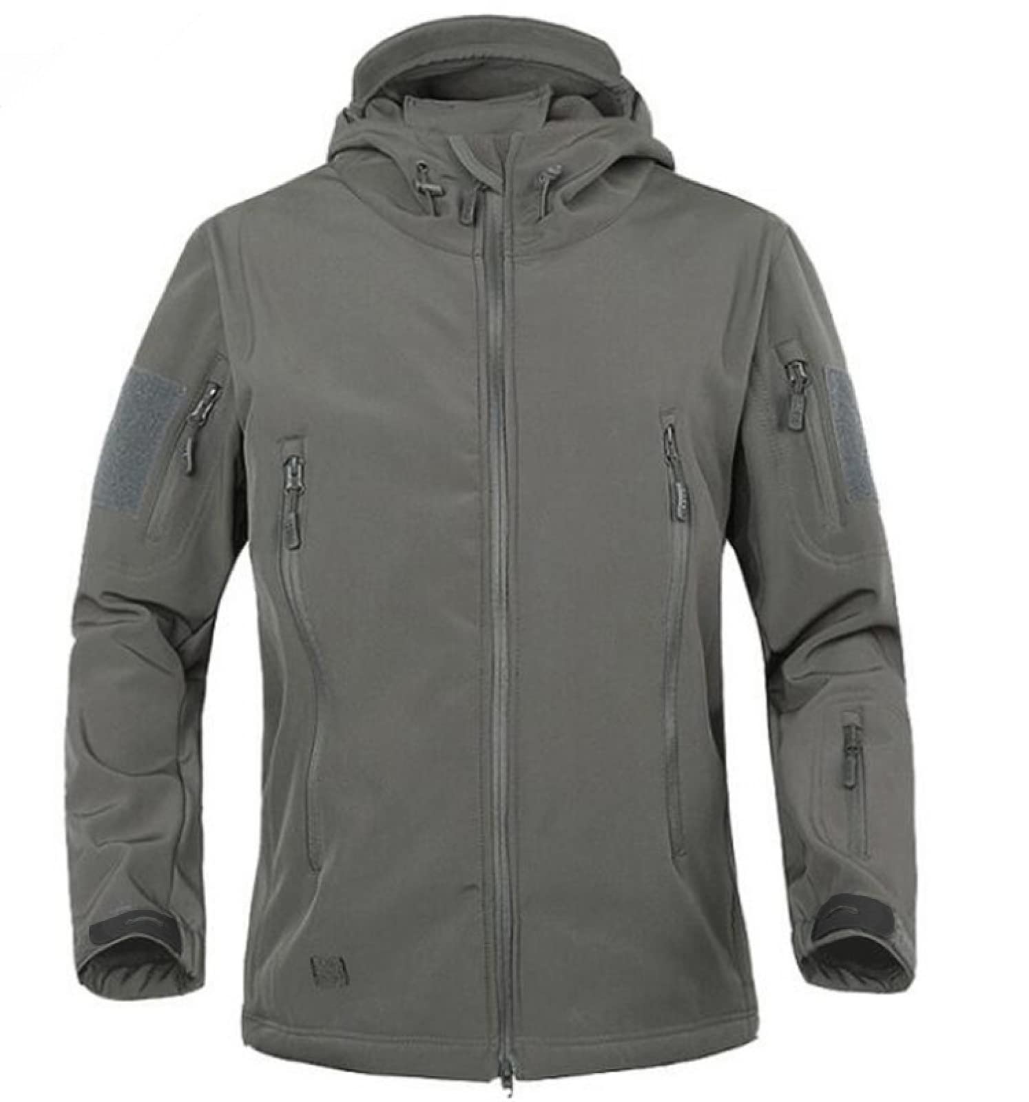 Giacca Da Esterno Impermeabile Soft Shell Giacca Tattica Militare Giacca Da Sci Da Alpinismo Abbigliamento Tattico Da Pesca Da Campeggio Antipioggia,Grigio,l
