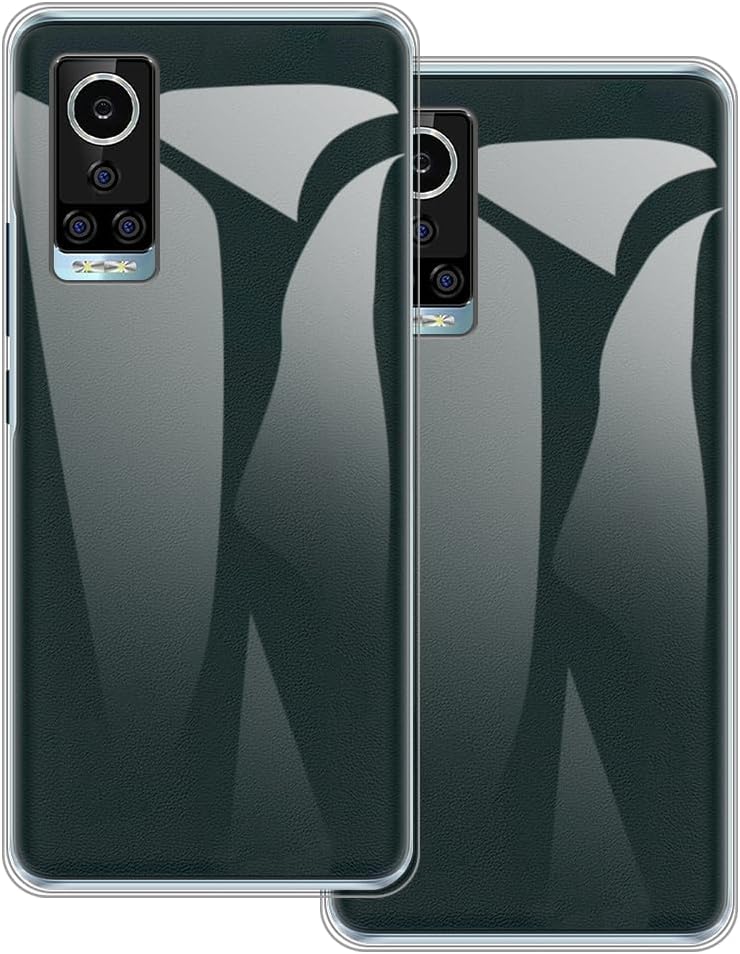 2-Pack TPU Case Compatible with BLU Bold N2 Phone Cover - Shockproof Flexible Protective Accessories with Precise Cutouts (Clear)