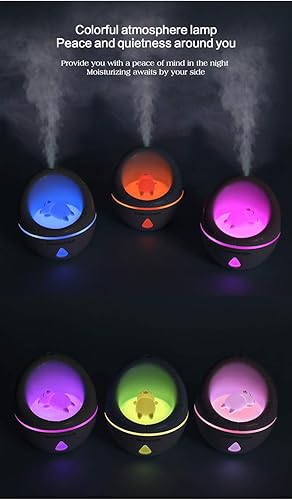 Miniatura 5 de COTREE Humidificador de sofá pequeño USB, mini humidificador frío de 11.8fl oz, volumen de agua, apagado de un solo toque para el hogar, oficina,