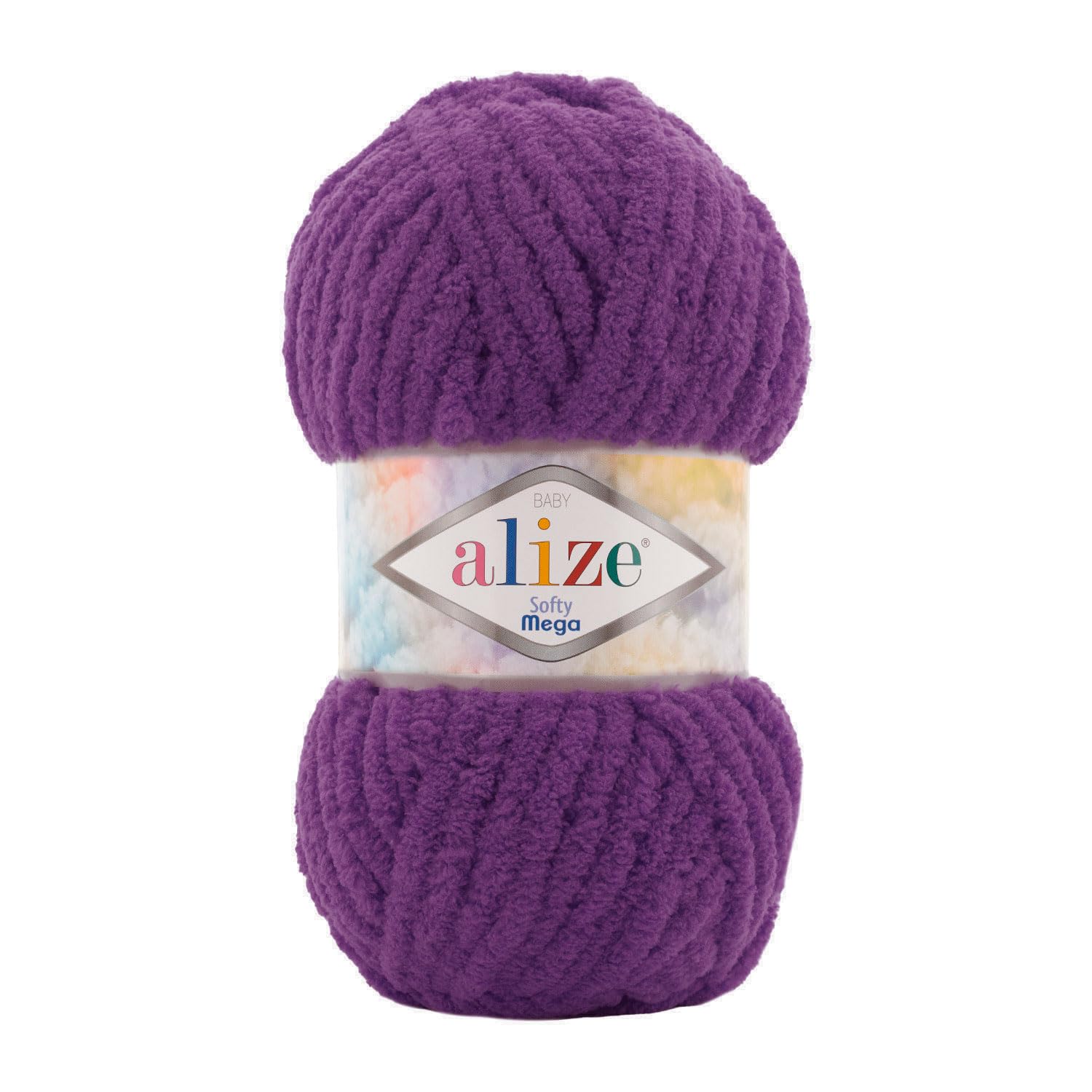 Alize Softy Mega Chunky Blanket, Scarf, Baby Knitting Crochet Yarn 100g Ball (1, 44SM) — image 1