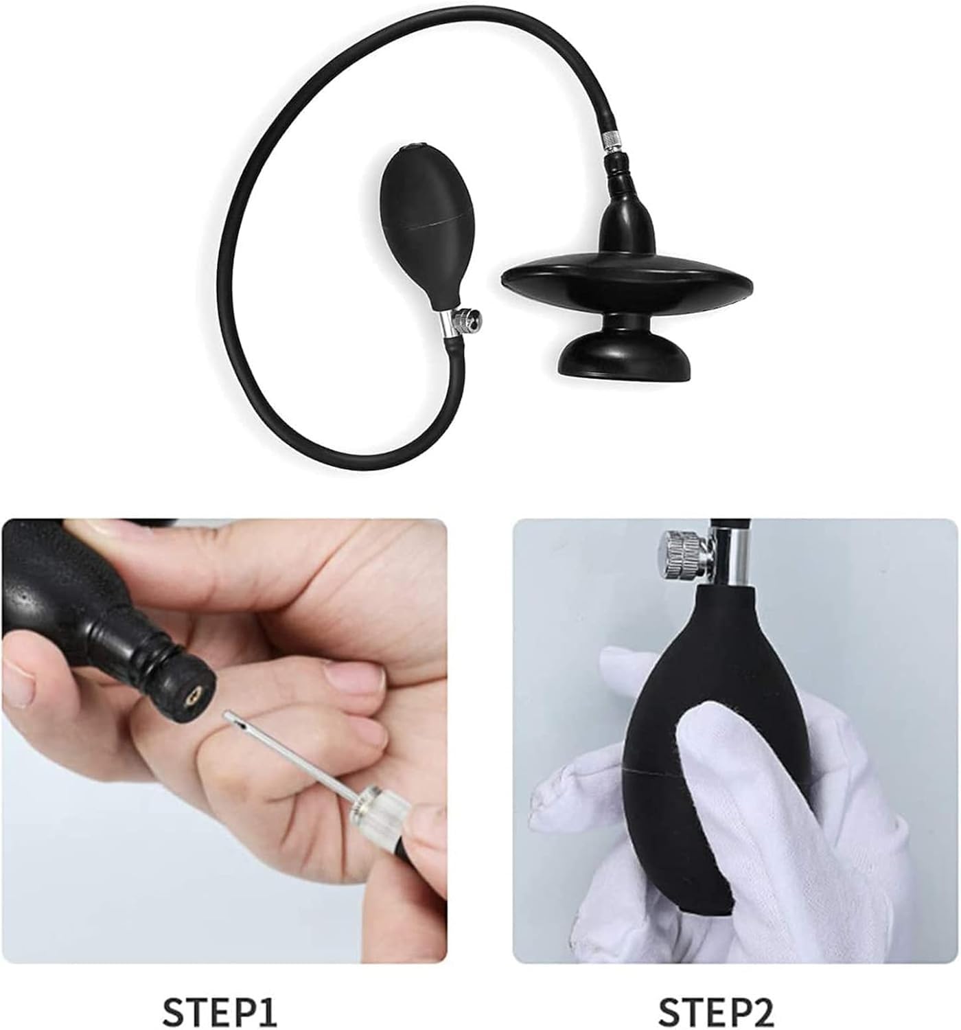 Gag gonflable de bouche de sangle de silicone, sangle réglable adulte de BDSM sur le bâillon de bouche(Without straps)