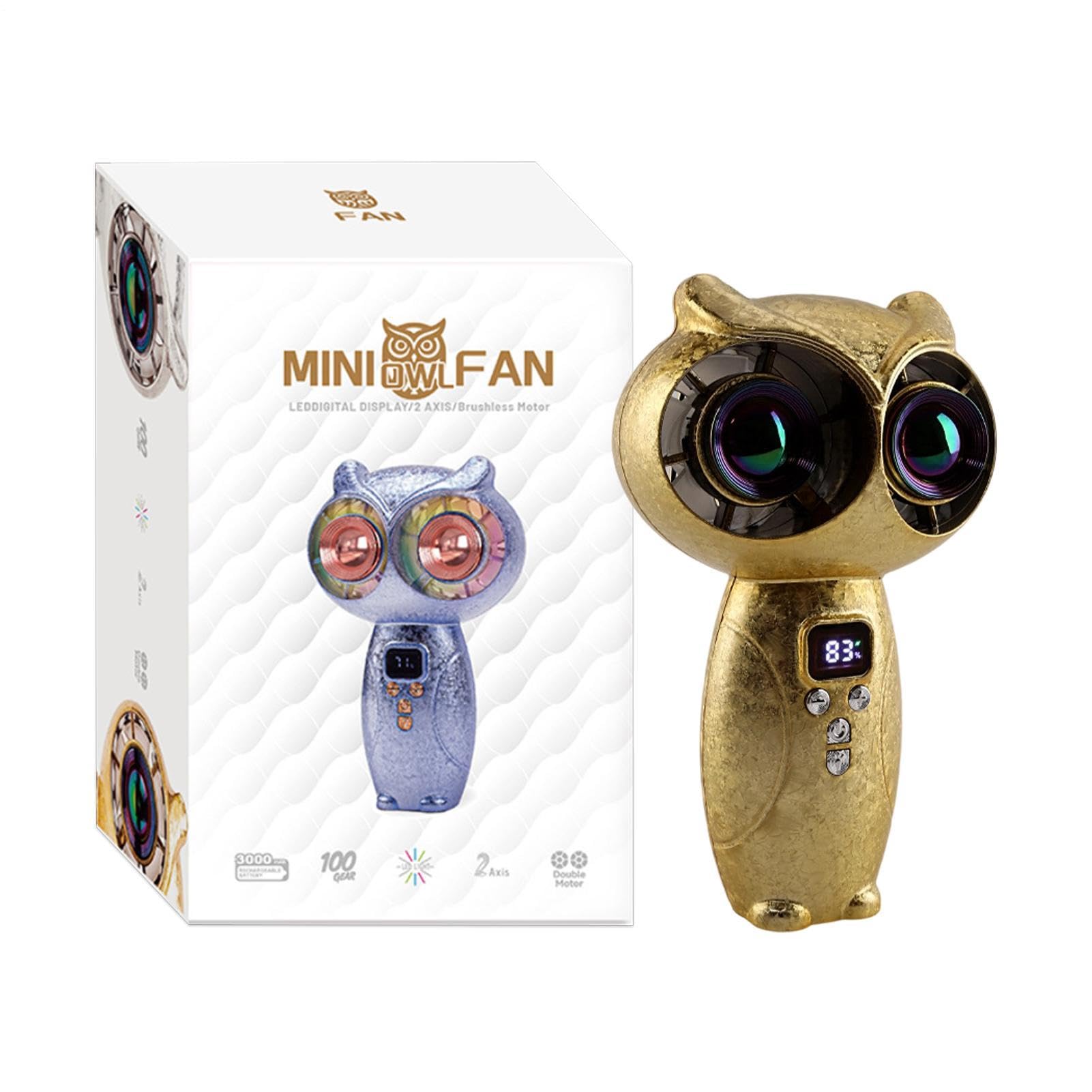 Soplador de aire recargable y ventilador portátil de mano con batería de 3000 mAh de 10 cm