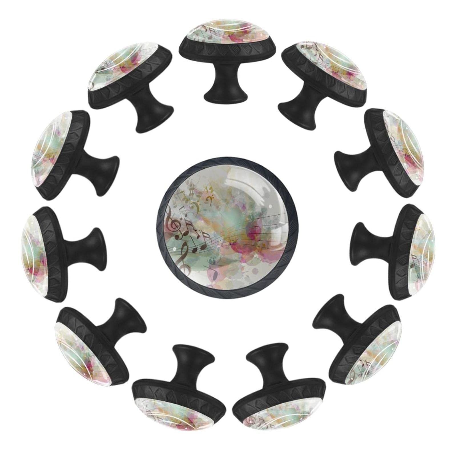 Boutons de tiroir note de musique pour remplacer les poignées cassées de commode