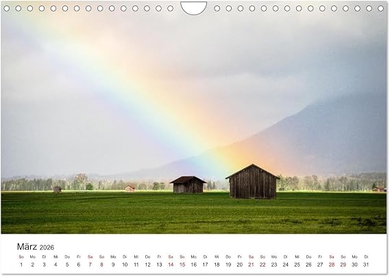 Magische Landschaften - Faszination Natur (Wandkalender 2026 DIN A4 quer), CALVENDO Monatskalender
