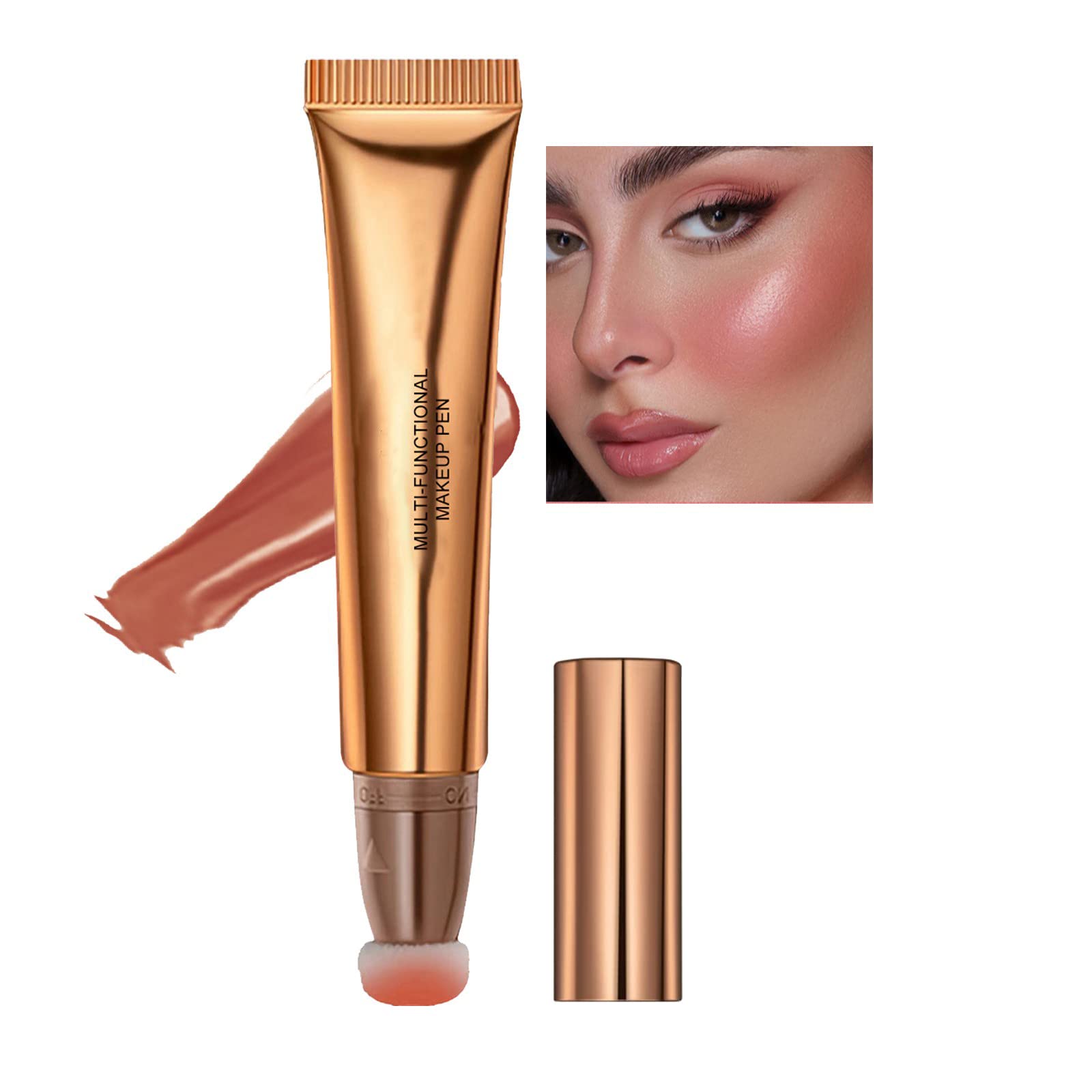 Buy Soft Cream Blush Makeup, Liquid Blush for Cheeks Cream Blusher