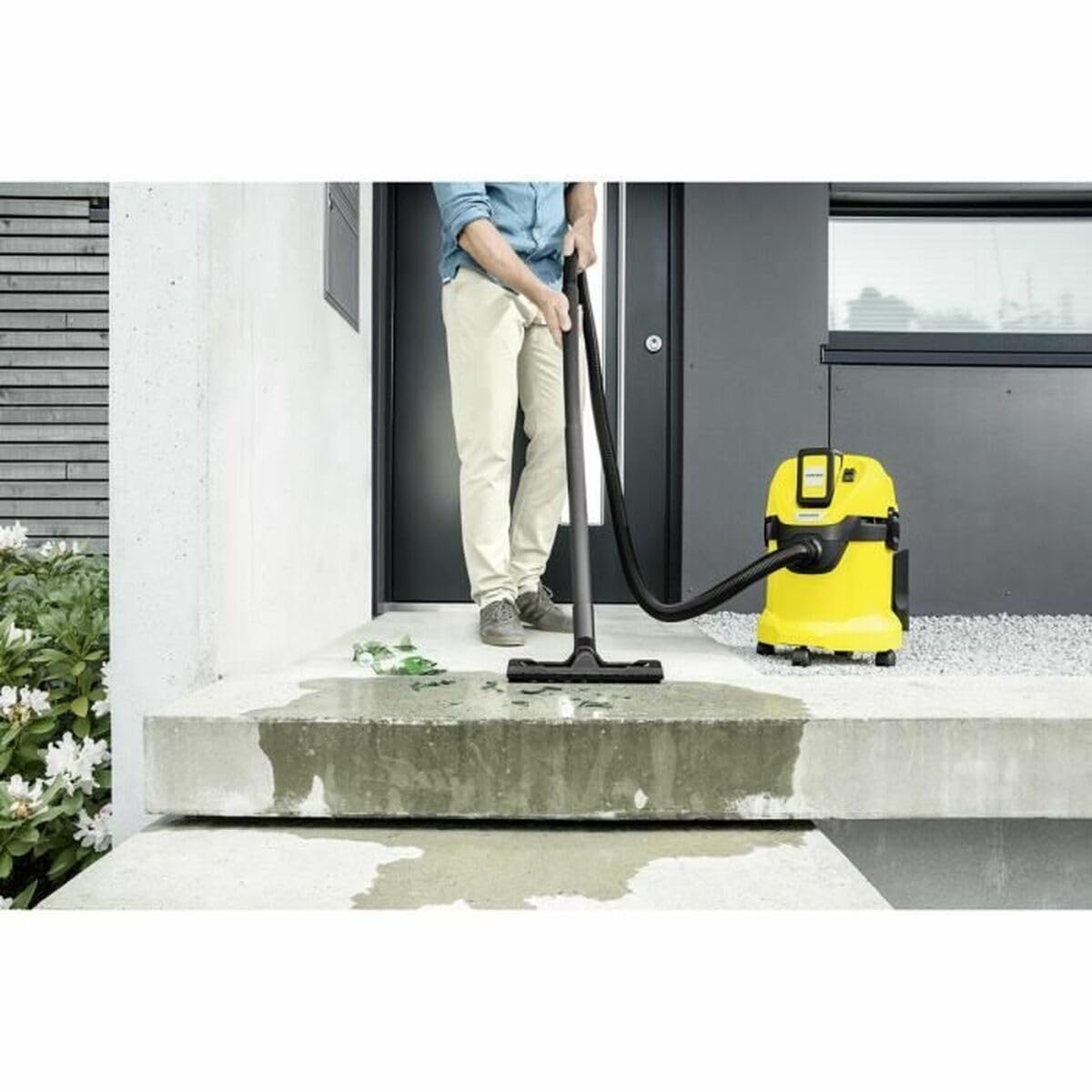 Kächer WD 3 Battery Set Aspirador Multiusos, Con Batería y sin Control de Encendido, Plástico, 300W, 17L Depósito