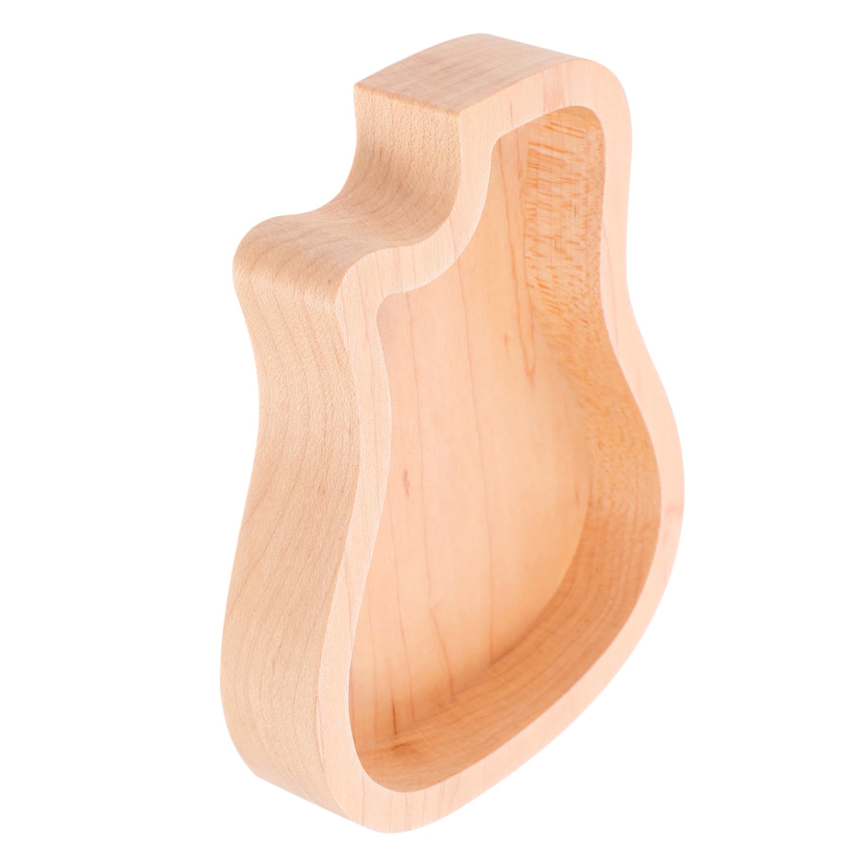 Yardwe 4 Stück Gitarren aus Ahornholz Praktische Aufbewahrung für Gitarrenplektren Tragbar und Leicht für Musiker mit Ausreichendem Platz für Verschiedene Picks und Zubehör