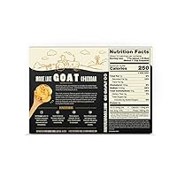 Vista 3 de Funny Farm Macarrones con leche A2 y queso (caja de 8) Mac y queso de lujo con sabor a queso cheddar - Cena de queso de cabra y queso Paquete