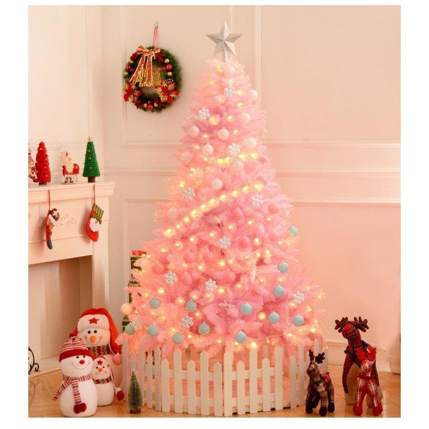 Amazon | クリスマスツリー ギフト 1.2/1.5 /1.8m桜ピンククリスマス
