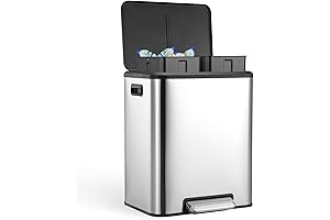 GAOMON Kitchen Dual Trash Can and Recycling Bin