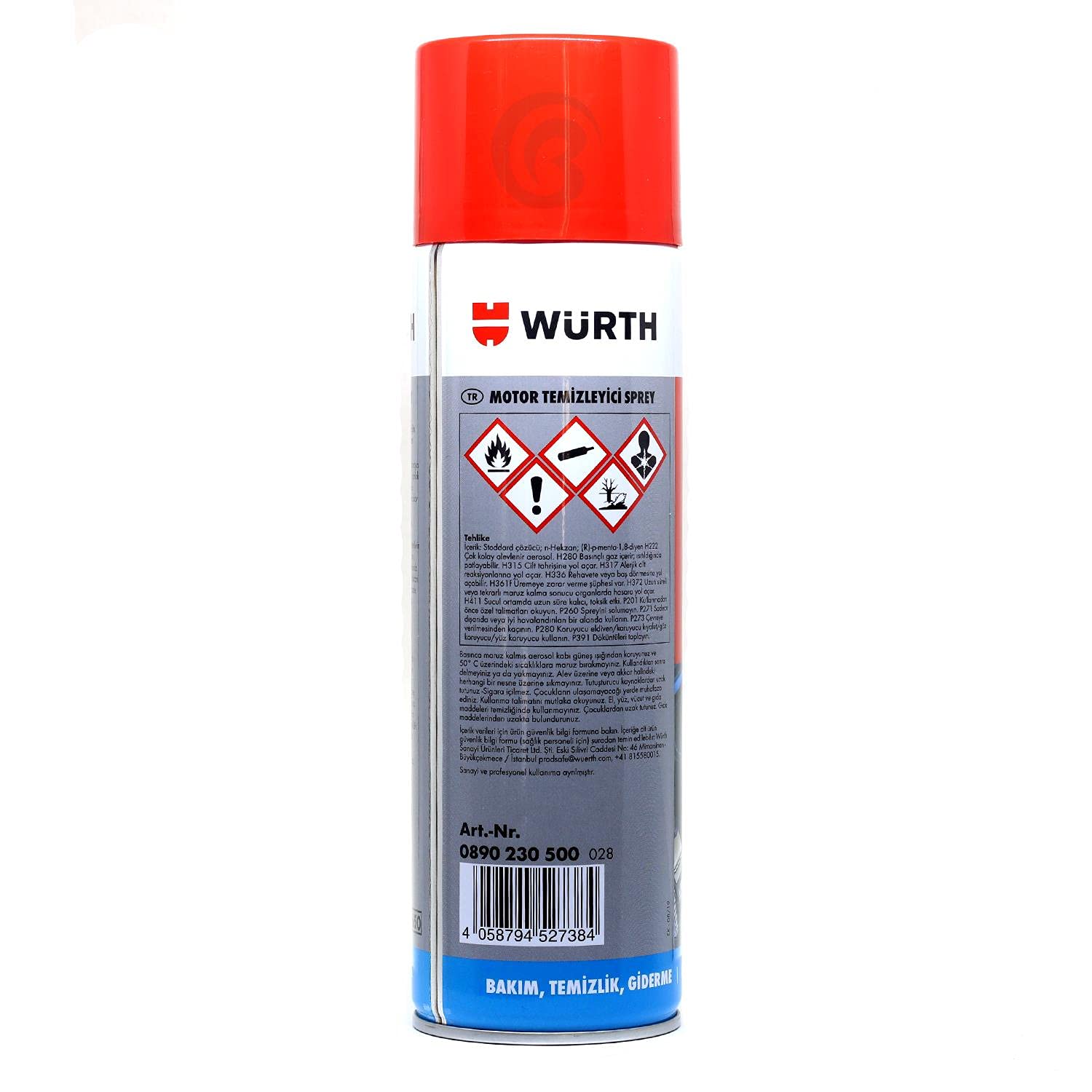 Würth Hızlı Motor Temizleme Spreyi 500 ml