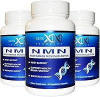 Vista 10 de GENEX Formulas Suplementos NMN de mononucleótidos de nicotinamida (paquete de 4) – Cápsulas de suplemento NMN estabilizadas en estante 99% puro