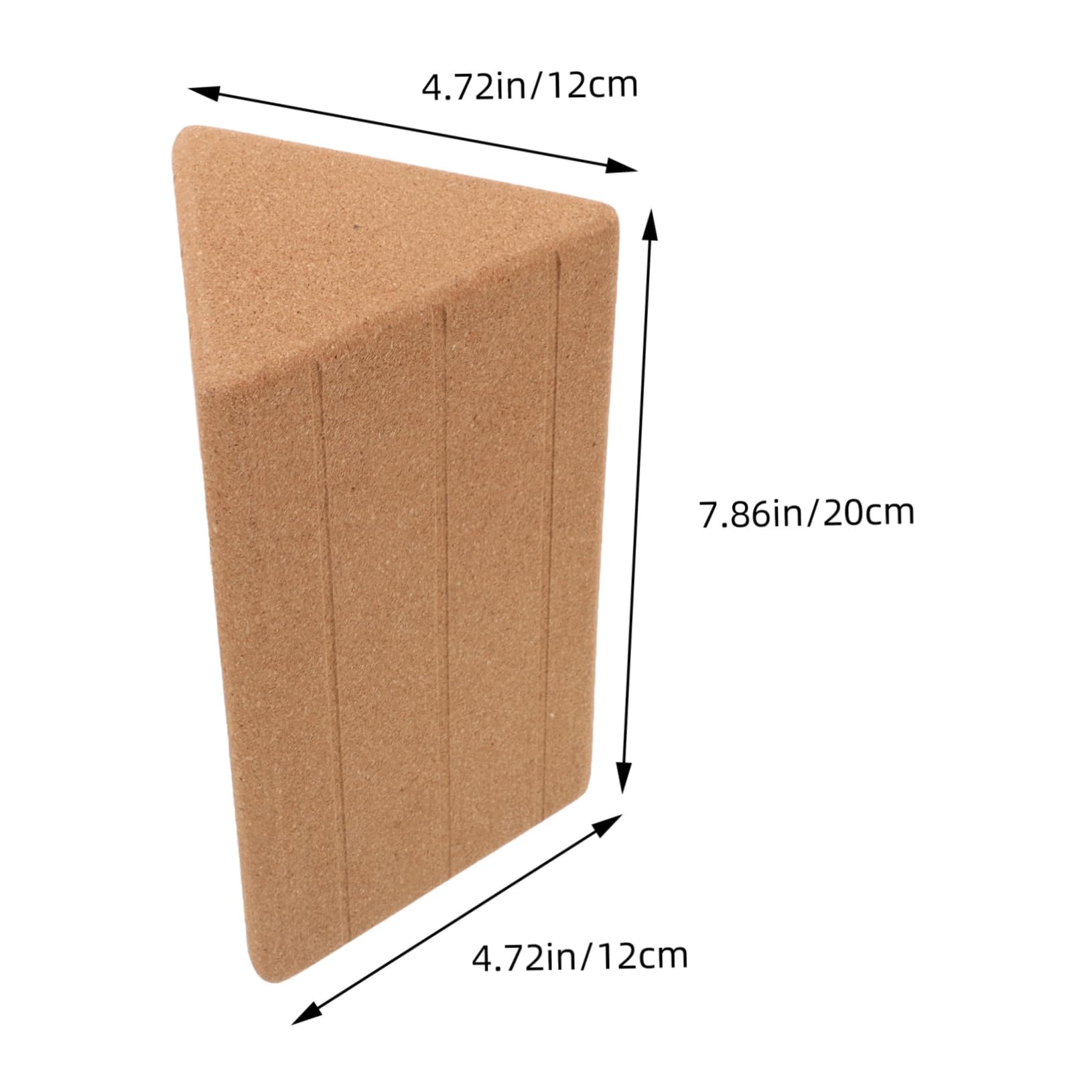 GOOHOCHY High Density Yoga Block Cork Training Brick for Enhanced Flexibility Stability Yoga Practice Lightweight Durable Support for Relief Deep Stretches