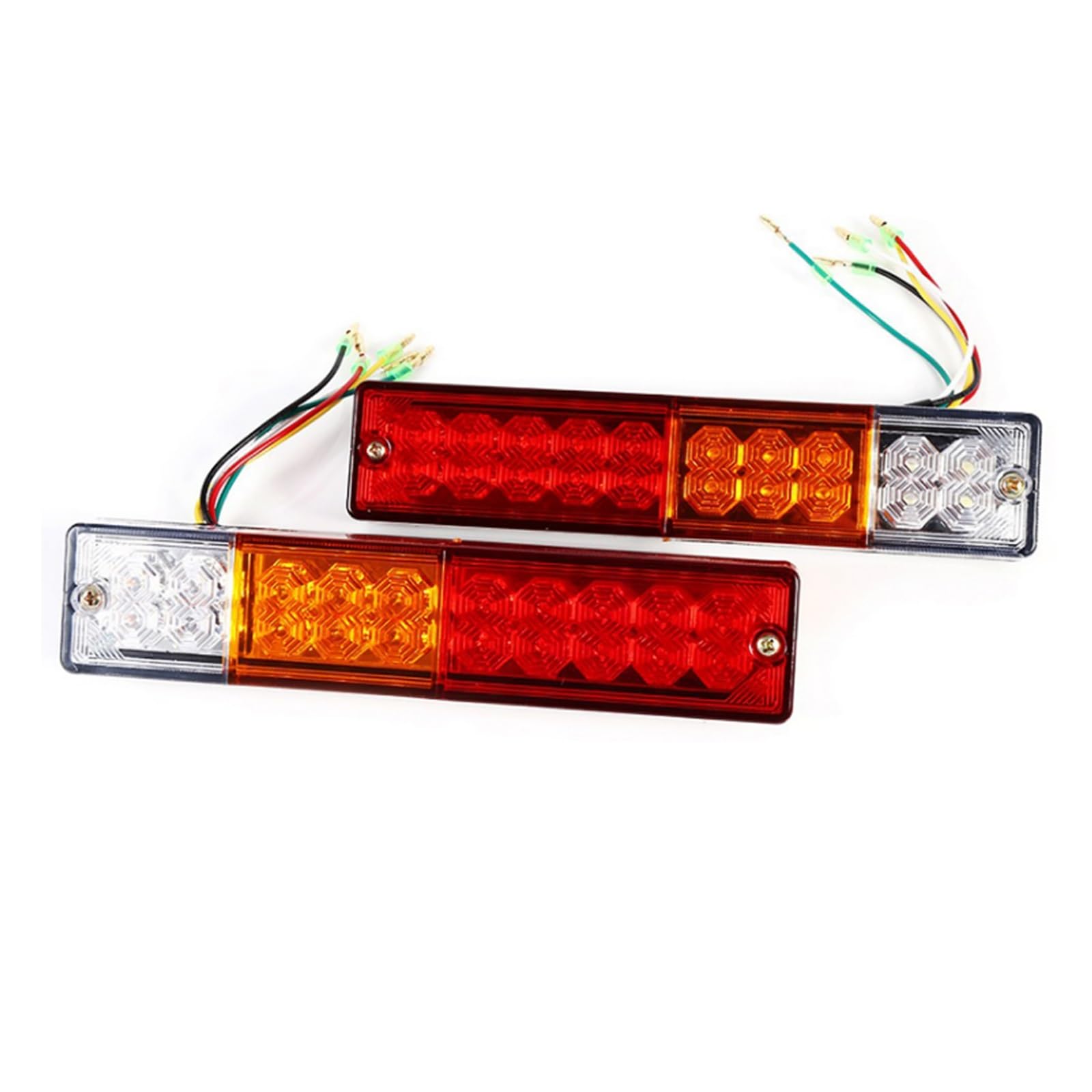 Trasera 12V Y 24V para Coche Camión Remolque Furgoneta Freno Parada Luces Indicadoras Traseras De Marcha Atrás Lámpara Señal Giro 2 Uds. Luz de Frenos