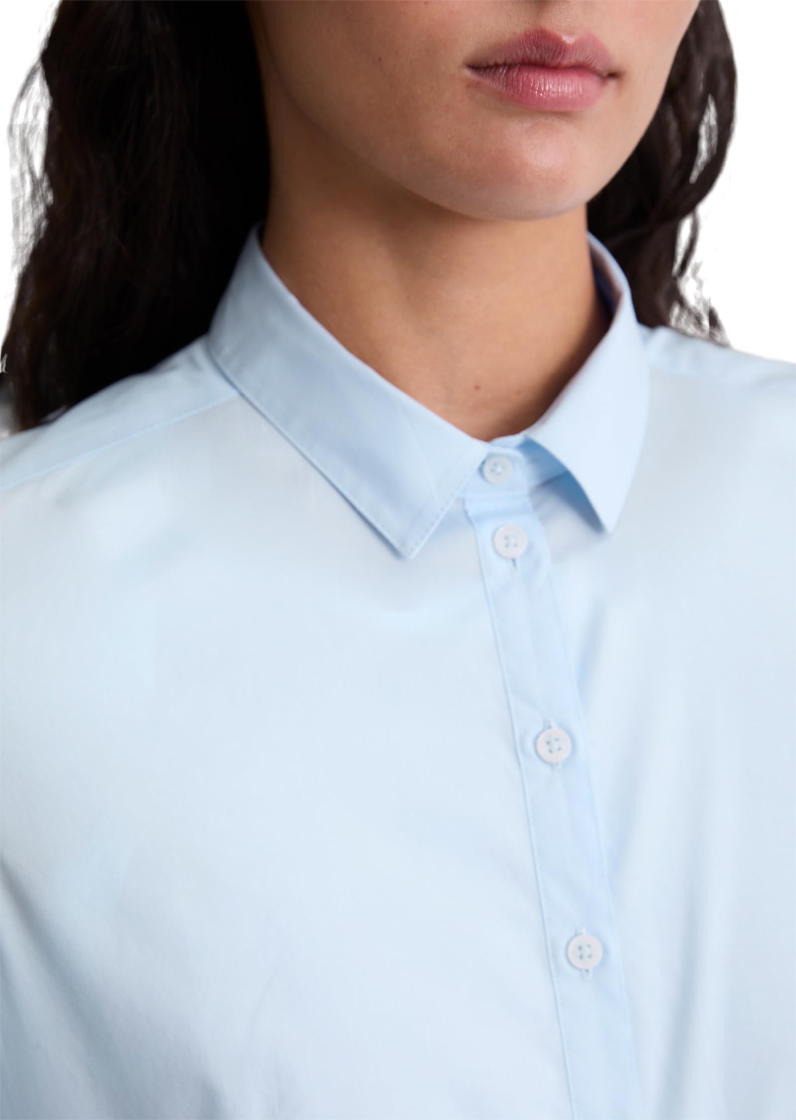 Marc OߴPolo Damen Hemdbluse mit Stretch-Anteil elegant