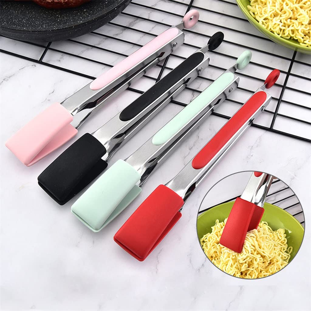 2 Pièces Pinces de Cuisine Pinces Alimentaires Pinces de Service pour la Cuisine Outils de Barbecue Accessoires Ustensiles de Cuisine (Couleur : A, Taille (C comme Le Montre l'image)