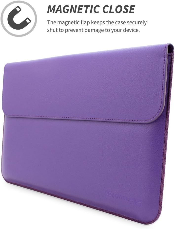 Snugg Leather Sleeve for Microsoft Surface Pro 3/4 - Purple