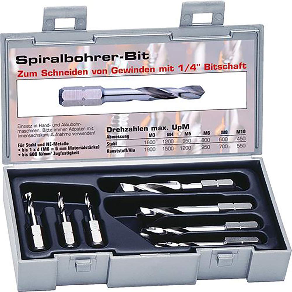 FORMAT - Broca Espiral Juego Puntas Hss 7 Piezas 2-8Mmformat